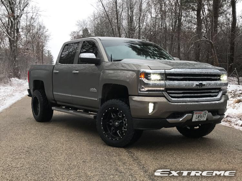 147859 2017 Silverado 1500 Highcountry Rbp Avengers 20x12  44 Toyo Opencountry At2 33 Fabtech 4inch Suspensionlift 