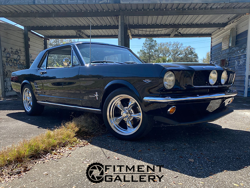 1966 Ford Mustang 17x8 American Racing Wheels 225/45ZR17 Ironman Tires