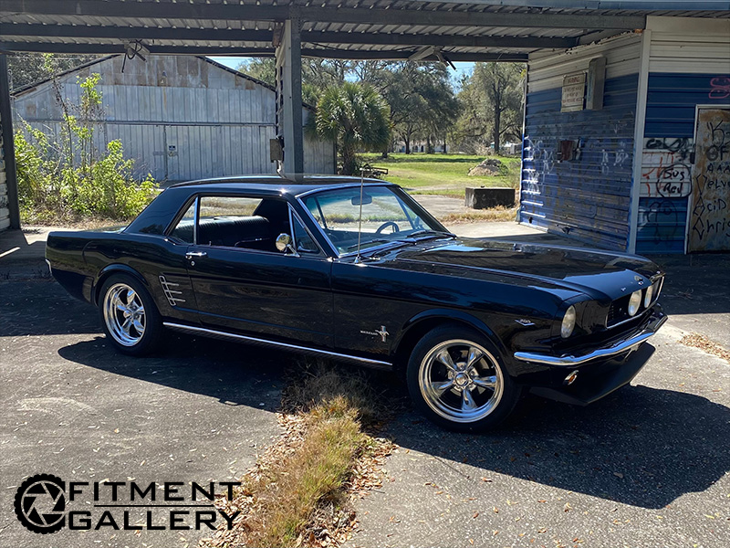 1966 Ford Mustang 17x8 American Racing Wheels 225/45ZR17 Ironman Tires