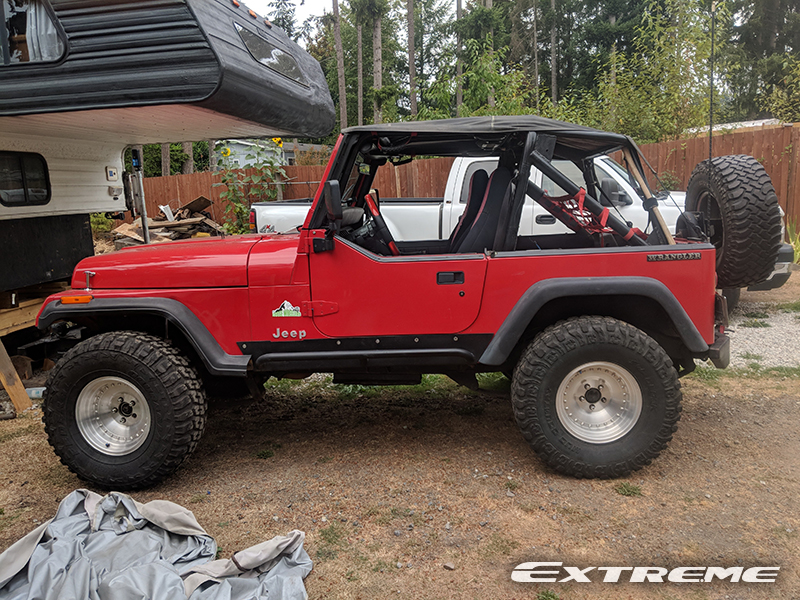 1993 Jeep Wrangler - 15x8 Ultra Wheels  Federal Tires Rough  Country 4-inch Suspension Lift System