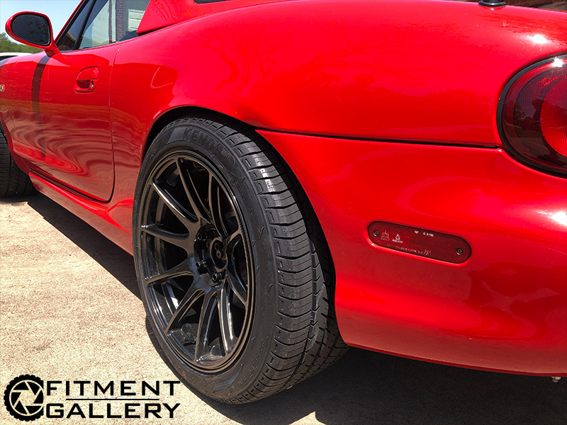 1999 Mazda Miata - 17x9.75 XXR Wheels 255/40ZR17 Kenda Tires