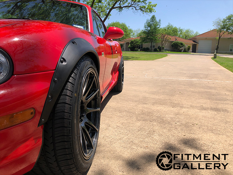 1999 Mazda Miata - 17x9.75 XXR Wheels 255/40ZR17 Kenda Tires