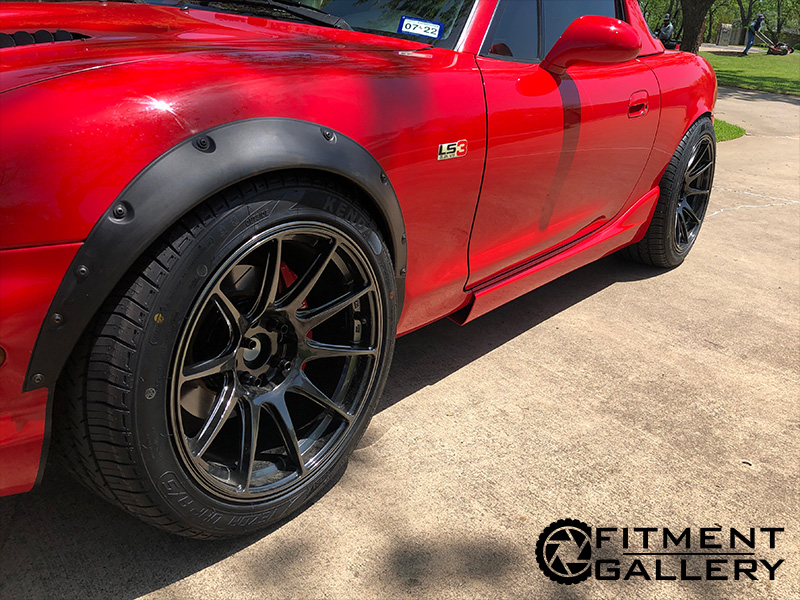1999 Mazda Miata - 17x9.75 XXR Wheels 255/40ZR17 Kenda Tires