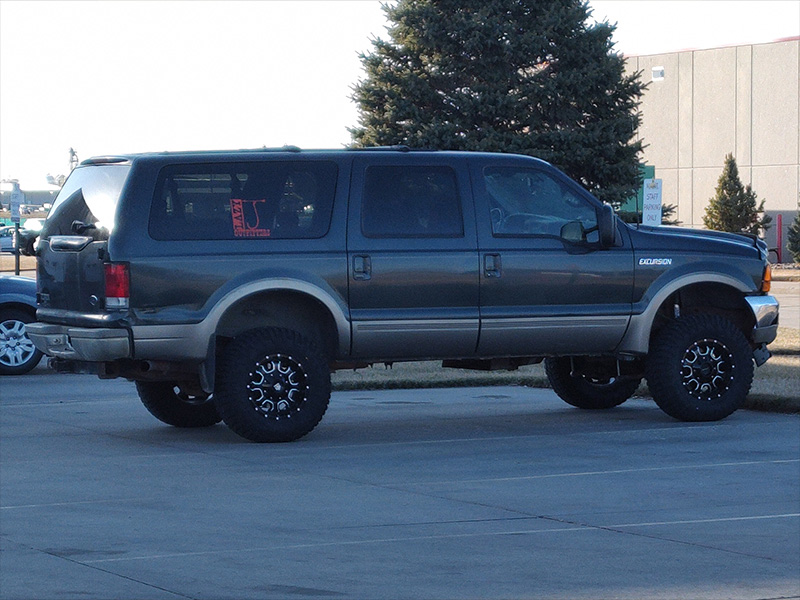 2000 Ford Excursion - 17x9 Mayhem Wheels 295/70R17 Radar Tires