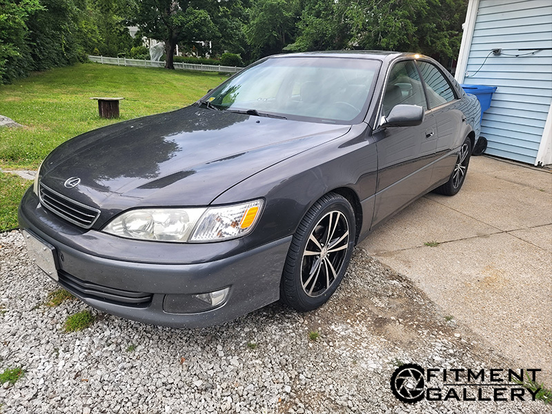 2000 Lexus ES300 17x7 RTX Wheels 235/45ZR17 Ironman Tires
