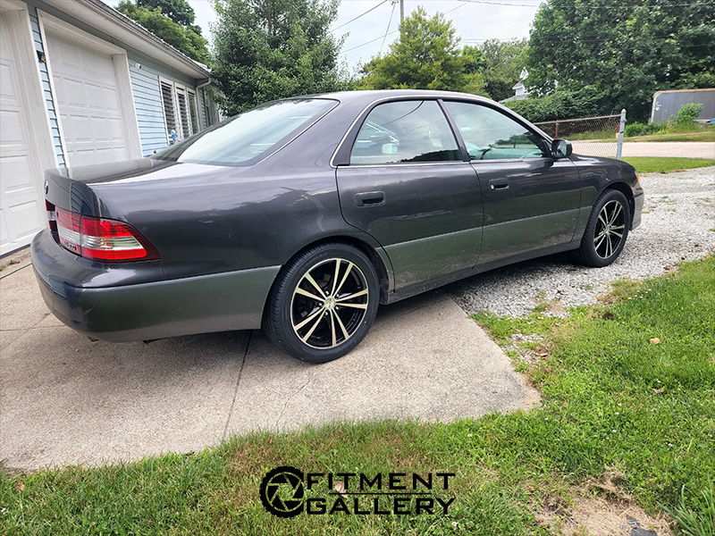2000 Lexus ES300 17x7 RTX Wheels 235/45ZR17 Ironman Tires