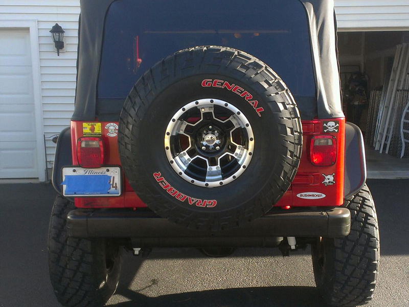 2001 Jeep Wrangler - 15x10 Ultra Wheels  General Tires   suspension lift kit