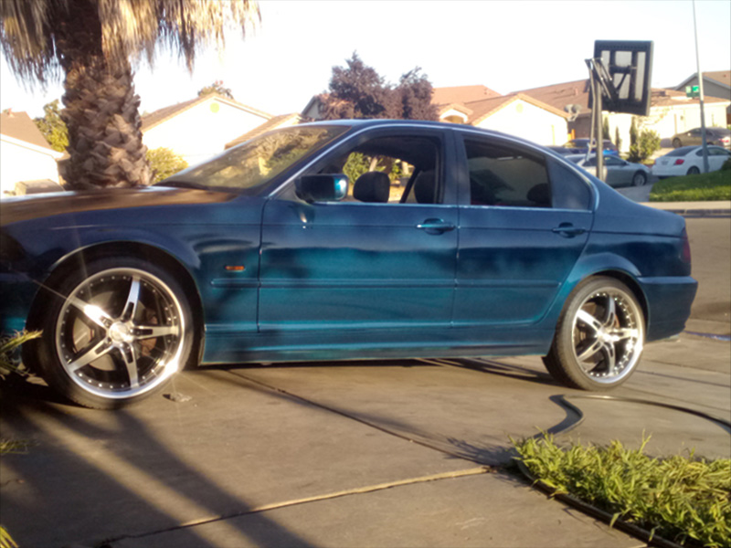 2001 BMW 330i - 19x8.5 MRR Wheels 225/35R19 Lexani Tires