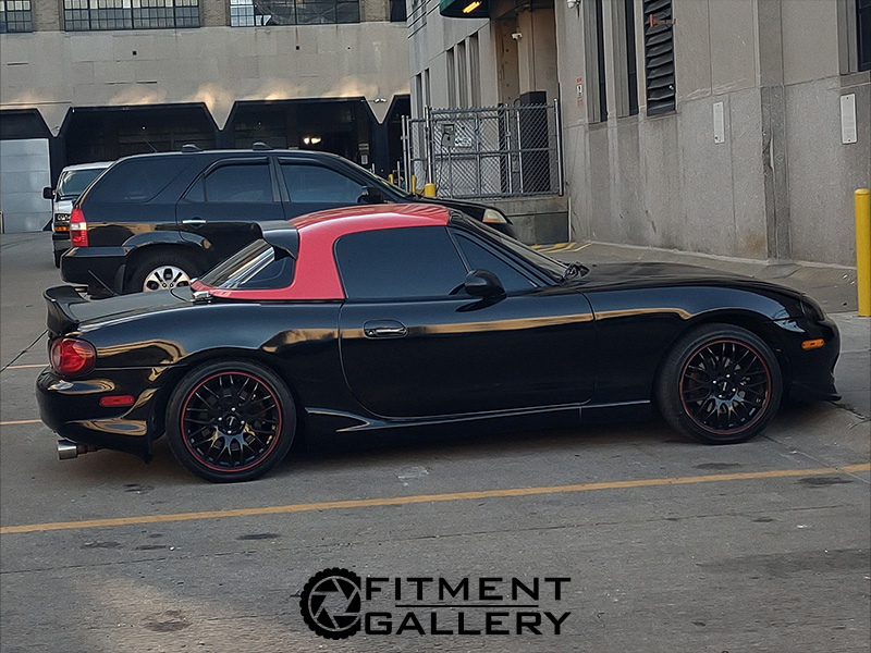 2001 Mazda Miata - 16x8 XXR Wheels 205/40R16 Nitto Tires