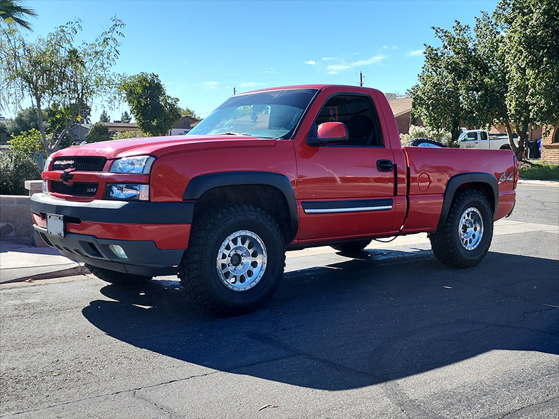 2004 Chevrolet Silverado 1500 17x8.5 Method Race Wheels LT35x12.50R17
