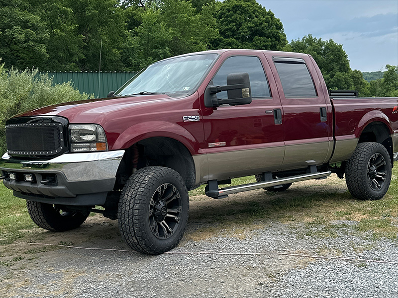 2004 Ford F-250 Super Duty - 20x9 Fuel Offroad Wheels LT295/60R20 ...