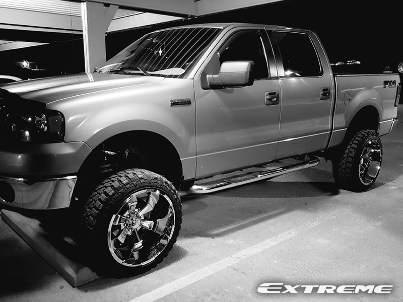 2006 Ford F-150 - 20x12 Hostile Wheels 33x12.5R22 Fury Tires BDS 6-Inch 2006 Ford F150 With 33 Inch Tires