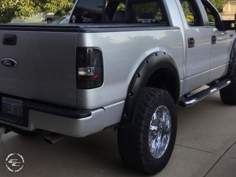 07 Ford F 150 x9 Xd Series Wheels 295 65r Nitto Tires Zone Offroad 6 Inch Suspension Lift Kit