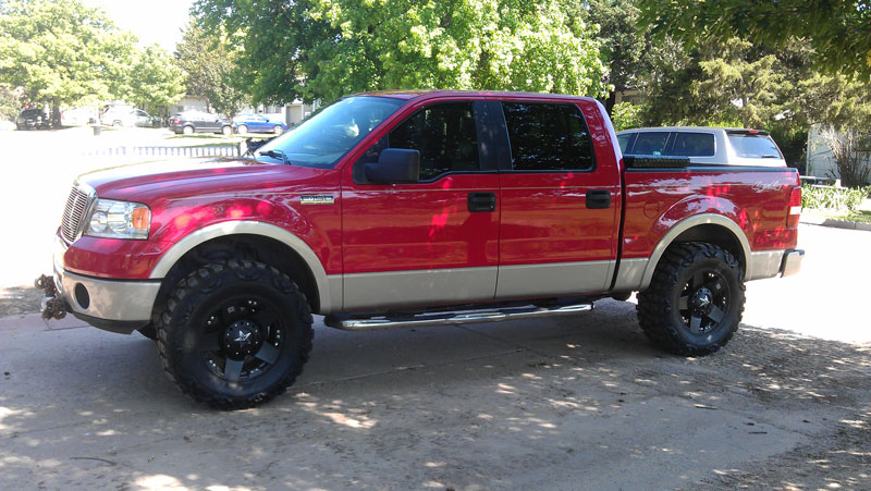2007 Ford F-150 - 18x9 XD Series Wheels 35x12.5R18 Nitto Tires 3-inch 2007 Ford F150 35 Inch Tires