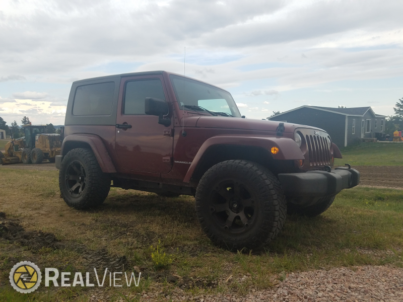 2007 Jeep Wrangler 18x9 Fuel Offroad Wheels 33x12 5R18 Nitto Tires