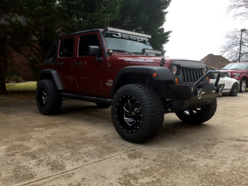 2007 Jeep Wrangler - 20x12 Fuel Offroad Wheels  Nitto Tires