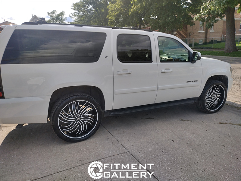 2007 Chevrolet Suburban 1500 - 24x9 Massiv Wheels 305/35R24 Ironman Tires