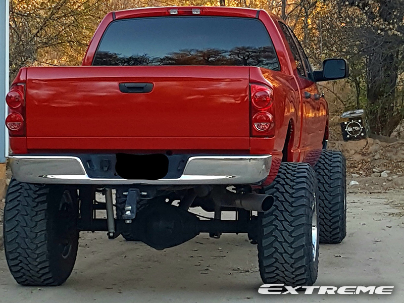 2007 Dodge Ram 2500 20x14 Fuel Offroad Wheels 40x15.5R20 Toyo Tires