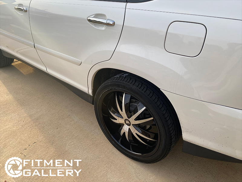 2007 Lexus RX350 22x8.5 Mazzi Wheels 235/30ZR22 Advanta Tires