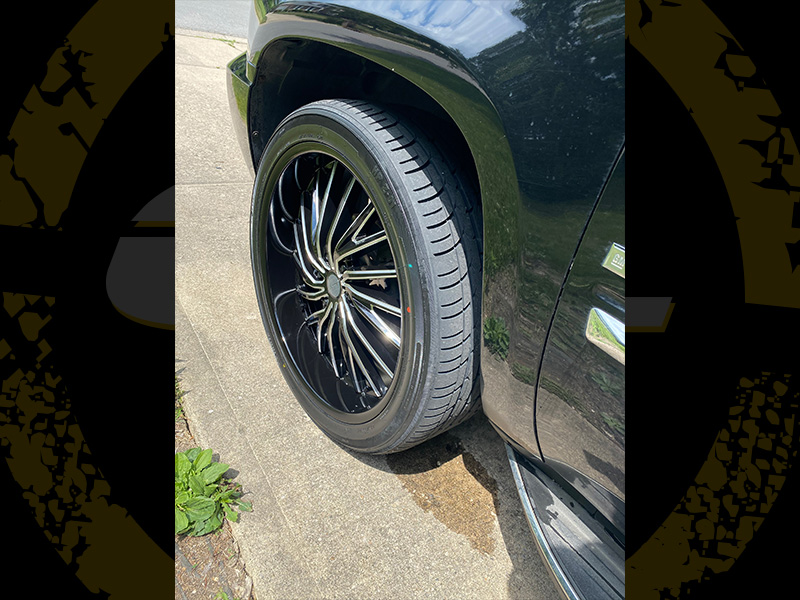 2008 Cadillac Escalade 24x9.5 Elure Wheels 295/35R24 Advanta Tires