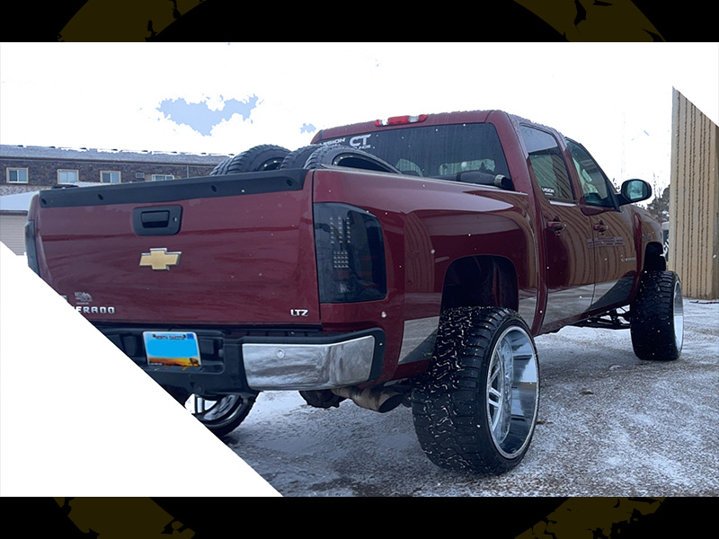 2009 Chevrolet Silverado 1500 24x14 American Truxx Wheels LT33x14