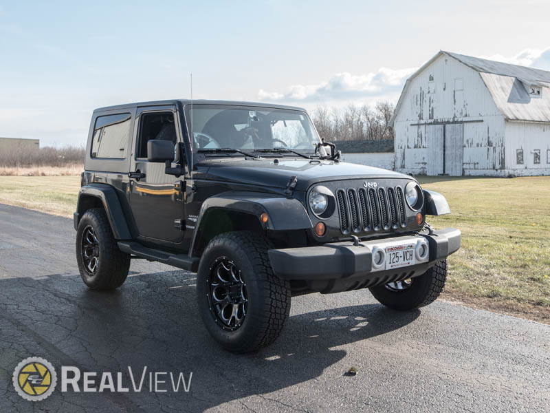 2010 Jeep Wrangler With 3 Inch Lift Kit Mamba M17 589b 18x9 18 By 9 Inch Wide Wheel  06 Offset Nitto Terra Grappler G2 275 65r18 Tire 