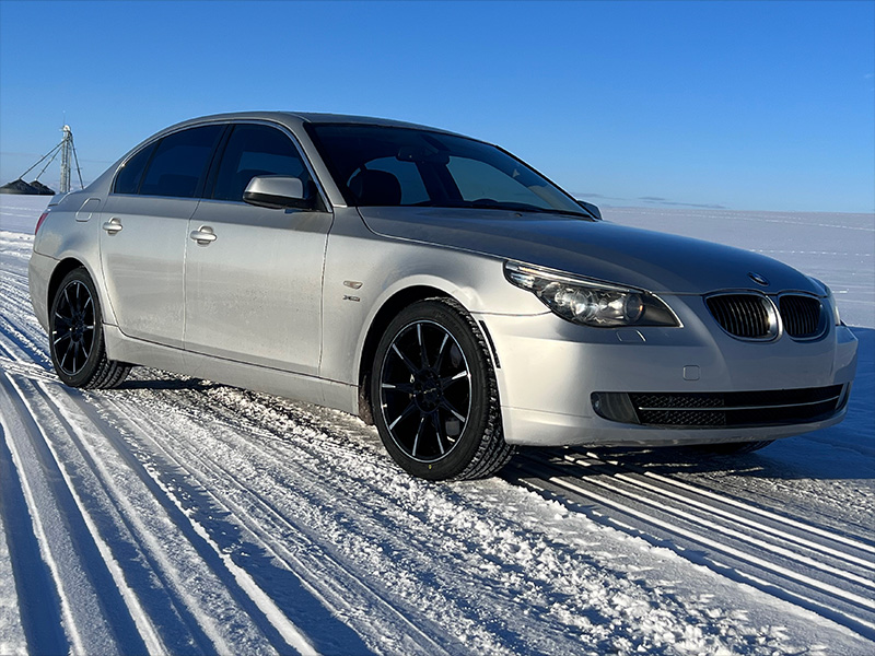 2010 BMW 535i xDrive - 18x8 Ravetti Wheels 225/45ZR18 Ironman Tires
