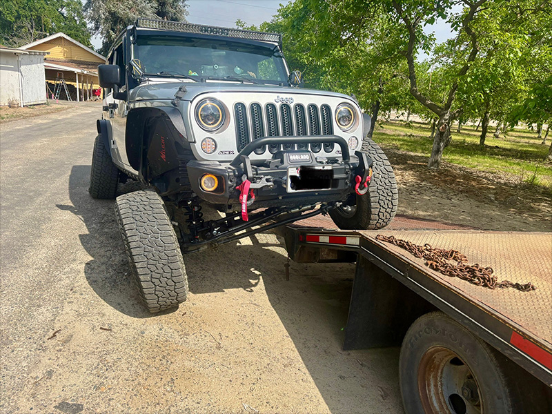 2010 Jeep Wrangler - 17x9 Pro Comp Wheels P285/70R17 Falken Tires