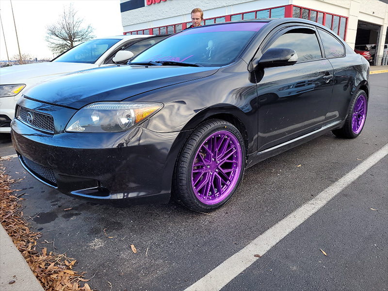 2010 Scion tC 18x8.5 XXR Wheels 255/35R18 Ironman Tires