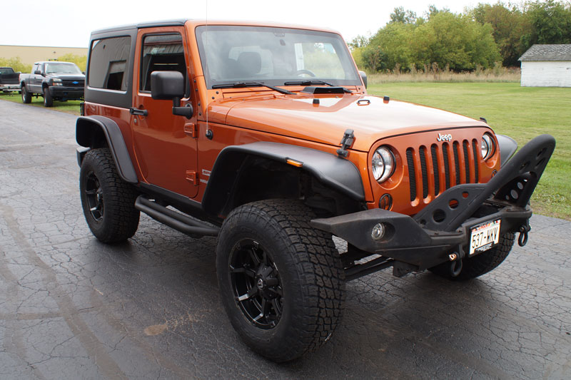 2011 Jeep Wrangler - 17x9 Fuel Offroad Wheels 295/70R17 Nitto Tires