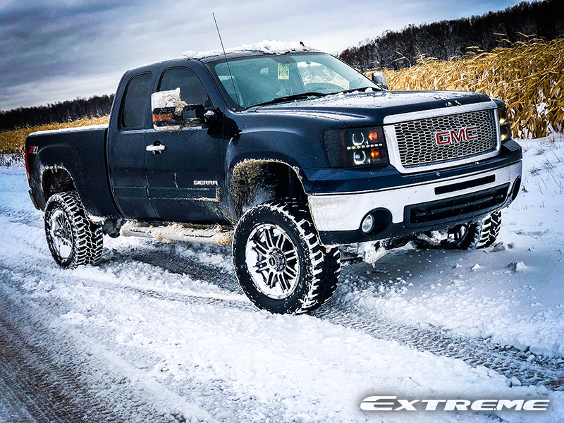 2011 GMC Sierra 1500 20x9 American Racing Wheels 35x12.5R20