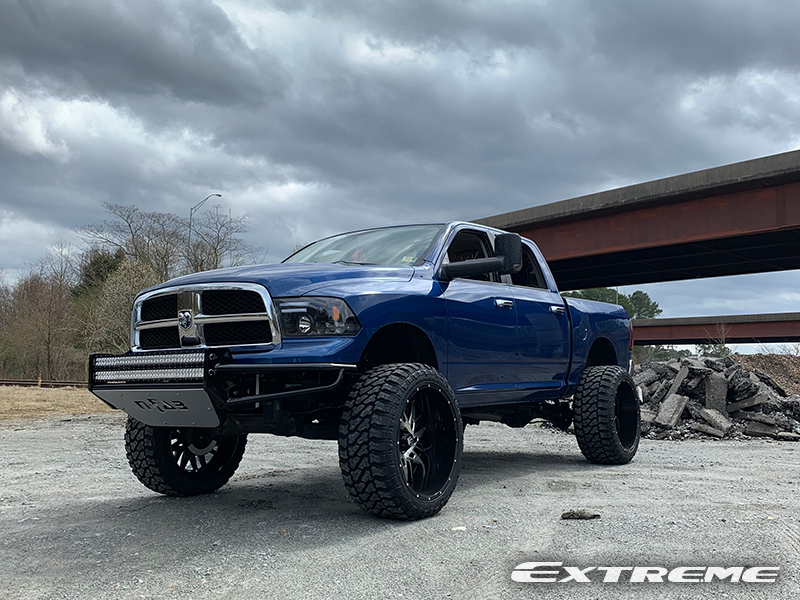 11 Ram 1500 26x14 American Truxx Wheels 38x15 5r26 Fury Tires Maxtrac 7 Inch Suspension Lift