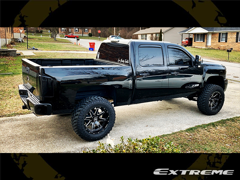 2012 Chevrolet Silverado 1500 20x12 Hostile Wheels 35x12 5r20 Firestone Tires Fabtech