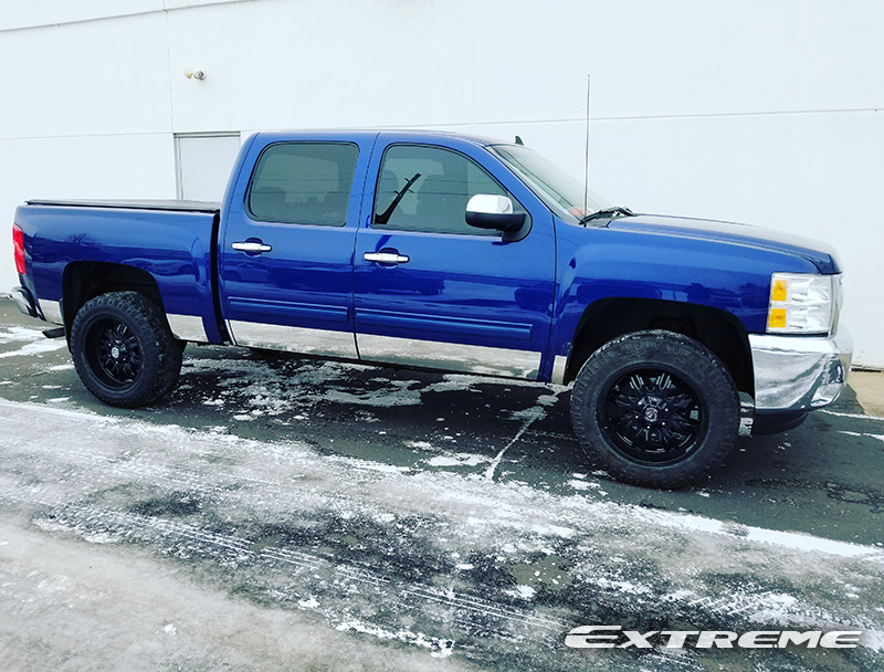 2012 Chevrolet Silverado 1500 - 20x9 Panther Offroad Wheels  Goodyear  Tires