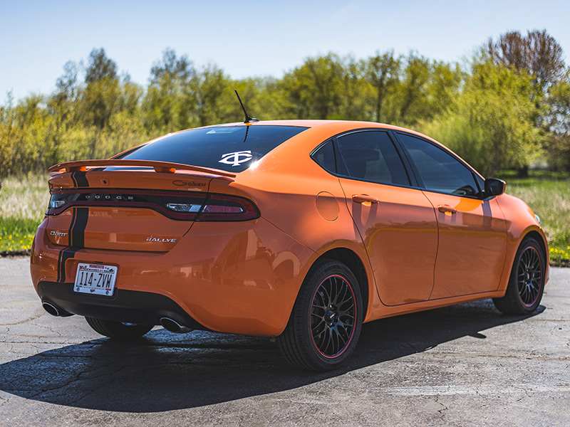 2013 Dodge Dart 17x7 Maxxim Wheels 225/45ZR17 Ironman Tires