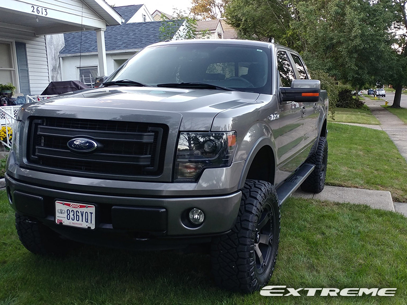 2013 Ford F150 20x9 Fuel Offroad Wheels 35x12.5R20 Nitto Tires Rough Country 6inch