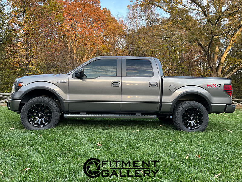 2013 Ford F150 20x9 Fuel Offroad Wheels LT295/60R20 Nitto Tires