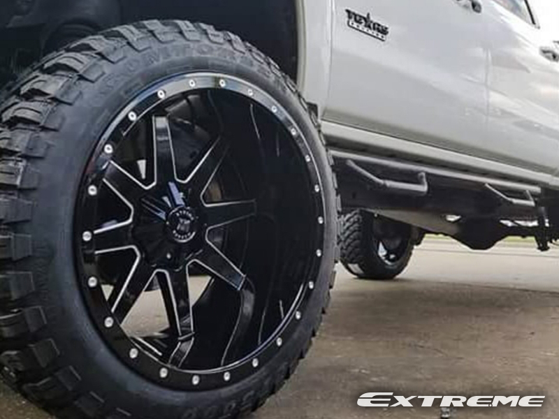 2014 Chevrolet Silverado 1500 24x14 Xm Mudder Wheels 37