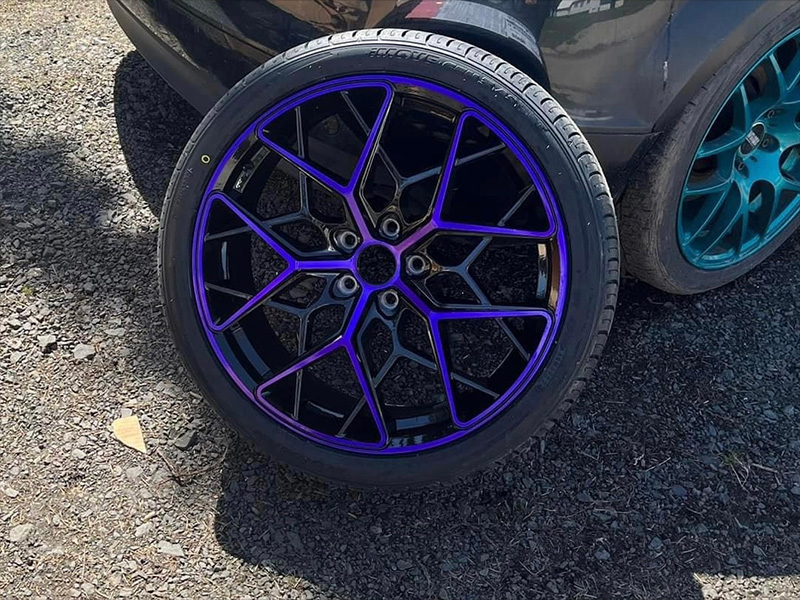 2014 Ford Mustang - 20x8.5 Shift Wheels 255/35ZR20 Ironman Tires