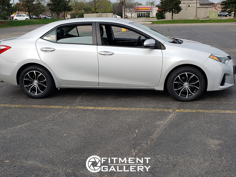 2014 Toyota Corolla 16x7 RTX Wheels 205/55R16 Hankook Tires