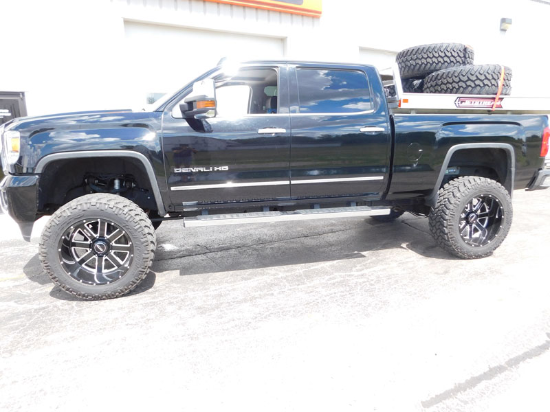 2015 Gmc 2500 With 6.5 Inch Lift Kit Sota Awol 569dm 22x12 22 By 12  51 Offset Wheels Nitto Trail Grappler Mt 37 13.50 22 Tires 