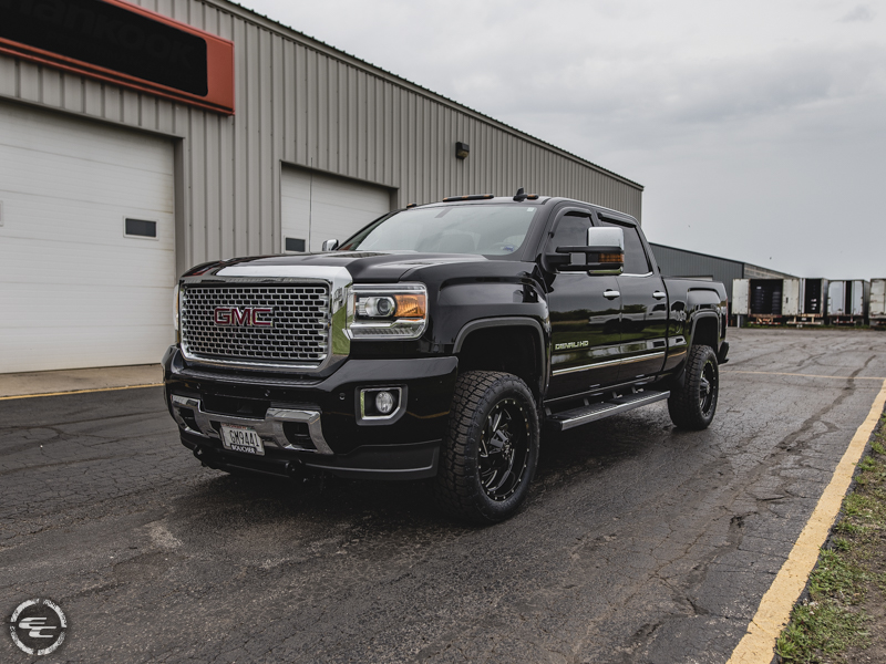 2015 Gmc Sierra 2500 Denali With 2 5 Inch Leveling Kit Rbp Rolling Big Power Hk 5 20x9 +0 Offset 20 By 9 Inch Wide Wheel Nitto Terra Grappler G2 285 55r20 Tire 