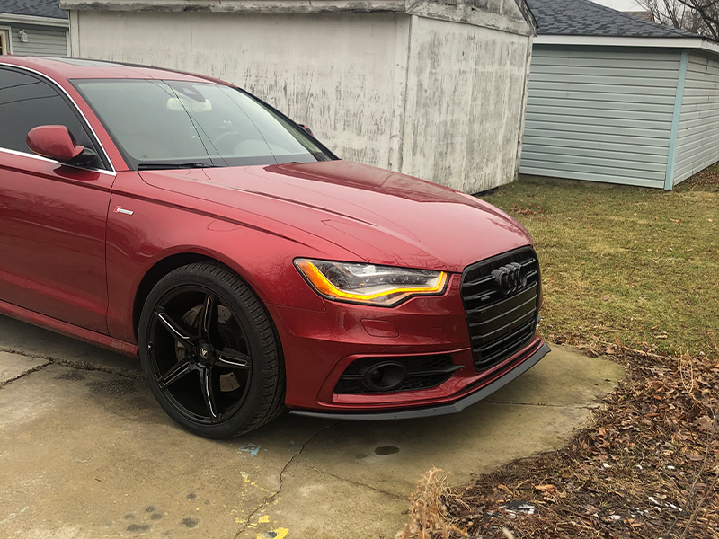 2015 Audi A6 - 20x9 Asanti Black Label Wheels 275/35ZR20 Hankook Tires