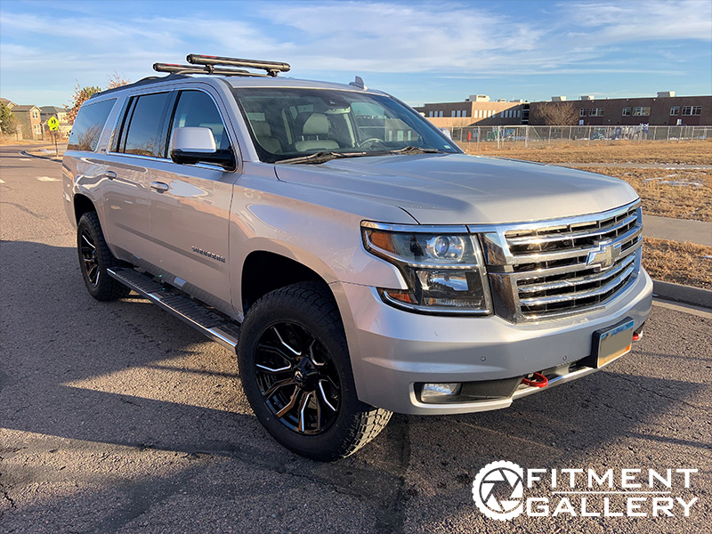 2015 Chevrolet Suburban - 20x9 Fuel Offroad Wheels 275/60R20 Toyo
