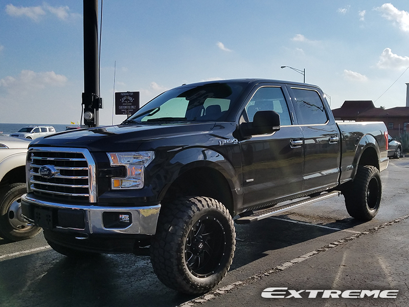 2015 Ford F150 20x10 Ballistic Wheels 35x12.5R20 Ironman Tires Rough