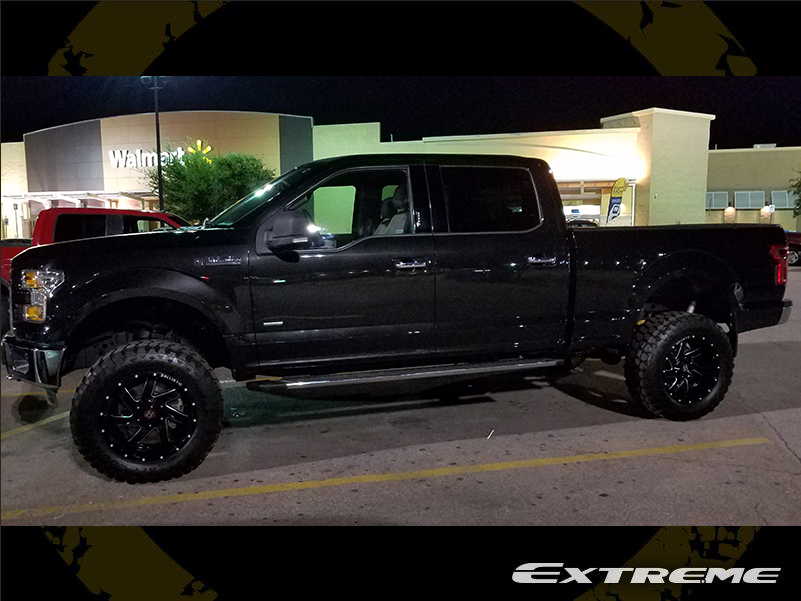 2015 Ford F150 20x10 Ballistic Wheels 35x12.5R20 Ironman Tires Rough