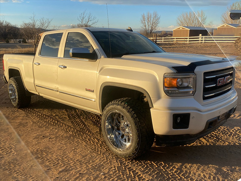 2015 GMC Sierra 1500 20x12 TIS Offroad Wheels LT33x12.50R20 Haida Tires