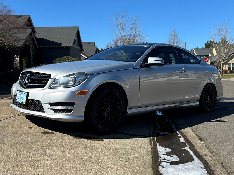 2015 Mercedes-Benz C250 - 18x8 DRW Wheels 235/40ZR18 Lexani Tires