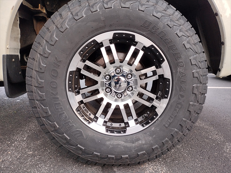 2015 Nissan Frontier Vision Warrior 16x8 Hankook Dynapro At2 265 70r16 