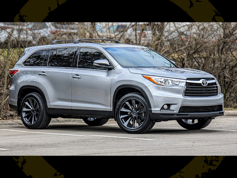2015 Toyota Highlander 20x10.5 tsw Wheels 275/45R20 Yokohama Tires